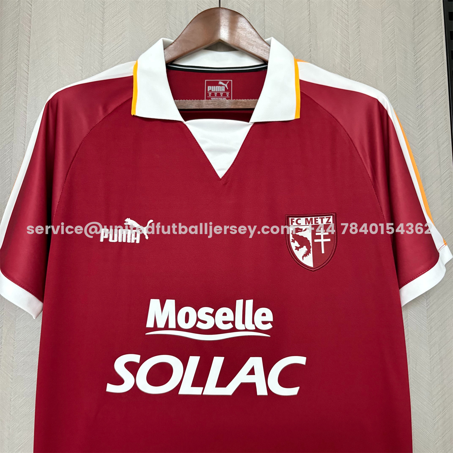 unitedfutballjersey-Retro Metz 2003-04 Home Jersey