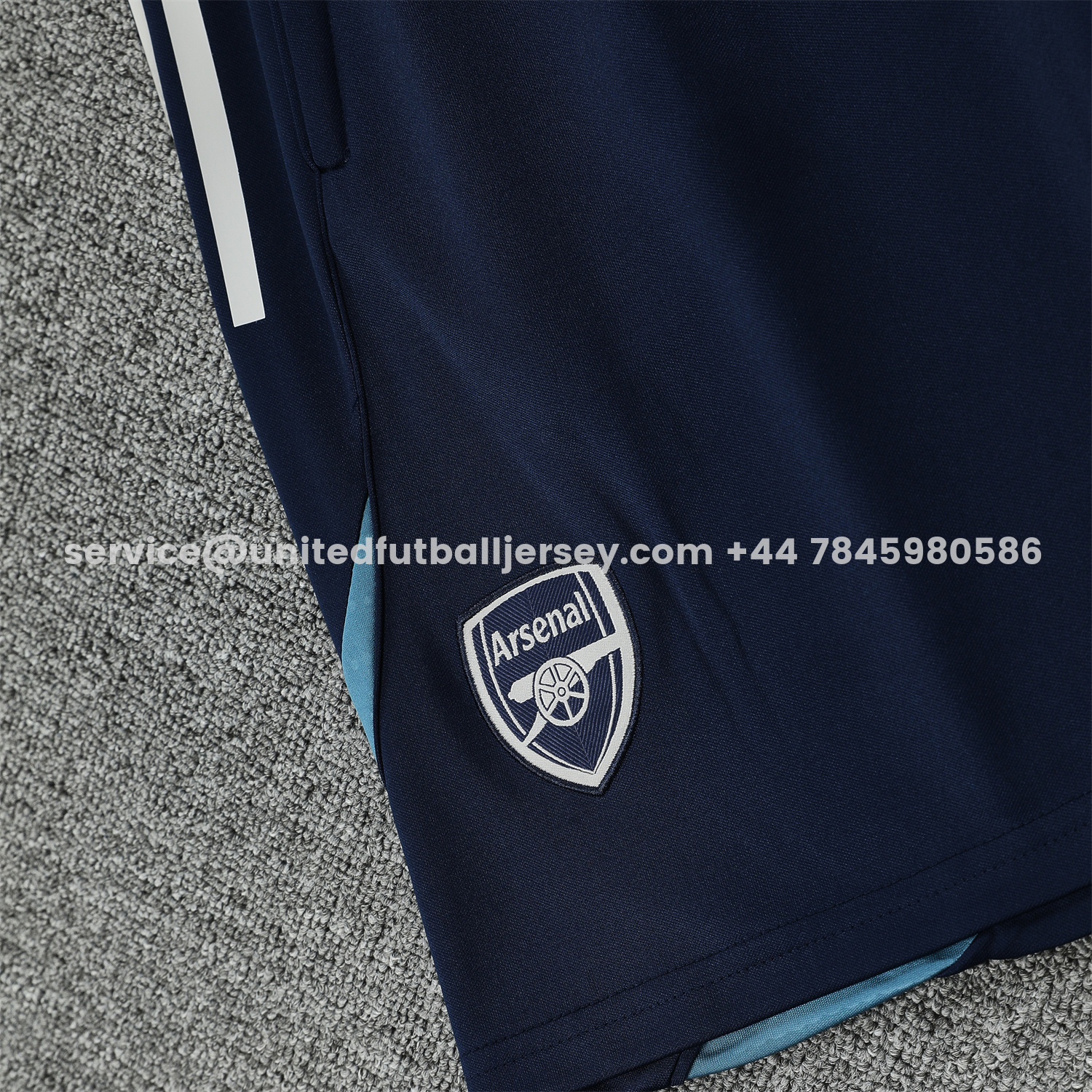 unitedfutballjersey-Arsenal 25-26 Vest Training Set - Deep Blue Vest and Shorts