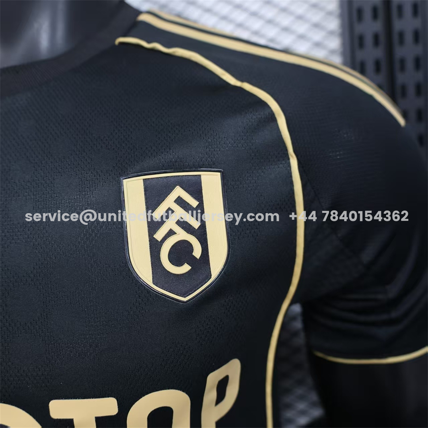 unitedfutballjersey-Fulham 25-26 Third Black Jersey - Player Version