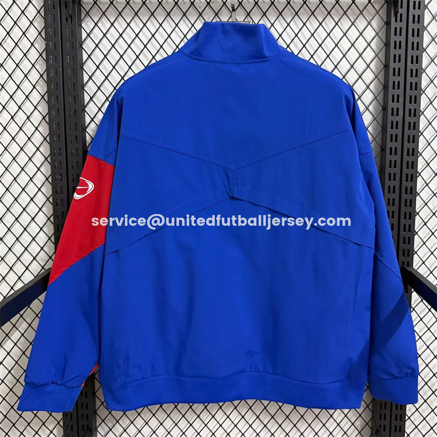 unitedfutballjersey-Paris Saint-Germain PSG 25-26 Windbreaker Jacket - Blue