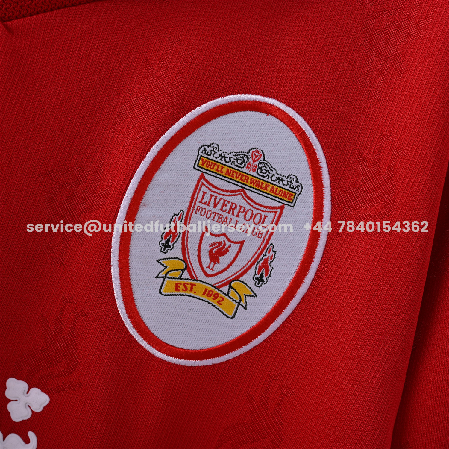 unitedfutballjersey-Retro Liver.pool 1996-97 Home Long Sleeves Jersey