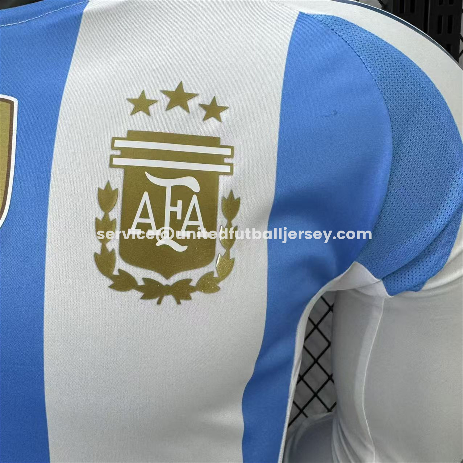 unitedfutballjersey-Argentina 2024 Home Long Sleeves Jersey - Player Version