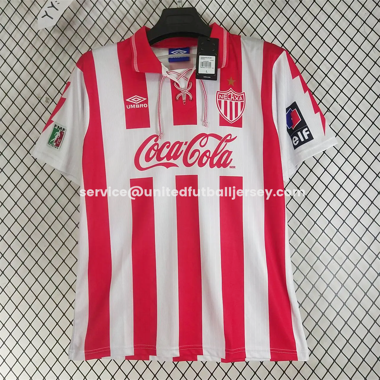 unitedfutballjersey-Retro Club Necaxa 1995-96 Home Jersey