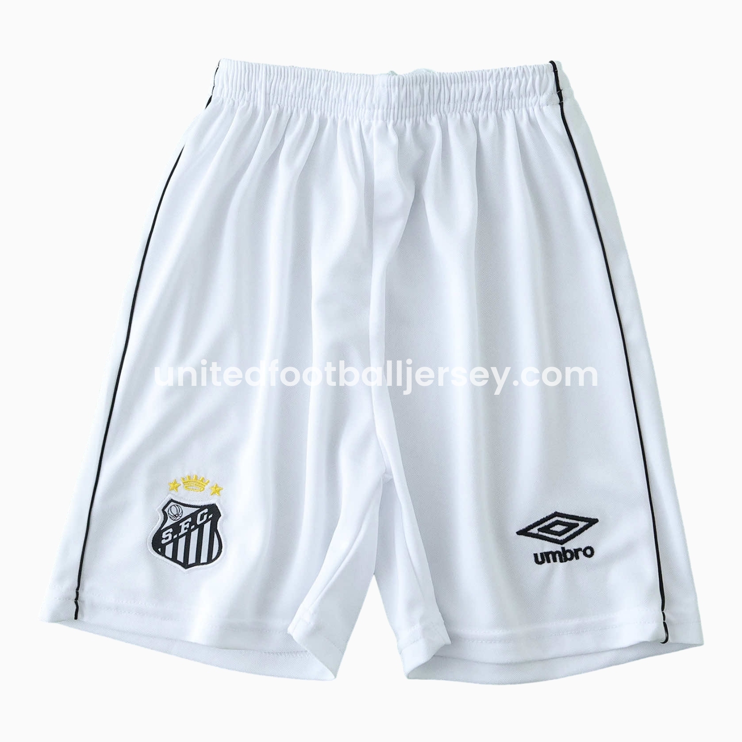 unitedfutballjersey-Santos 25-26 Home Shorts - Fans Version