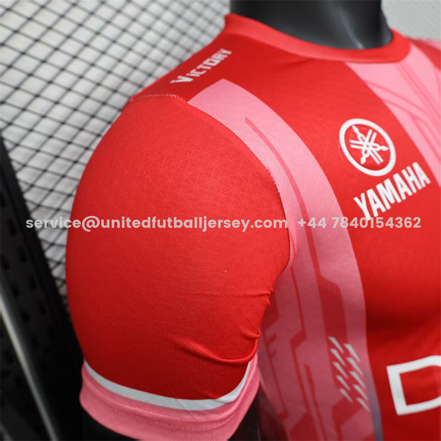 unitedfutballjersey-Marseille 25-26 Red And Pink Stripes Special Jersey - Player Version