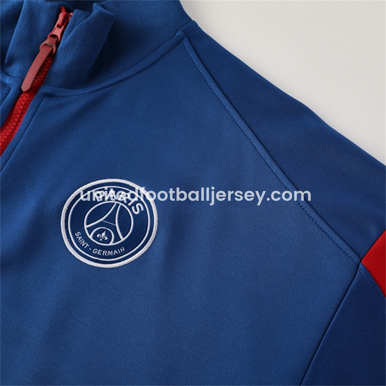unitedfutballjersey-Paris Saint-Germain PSG 25-26 Jacket Training Tracksuit - Blue Jackets and Pants