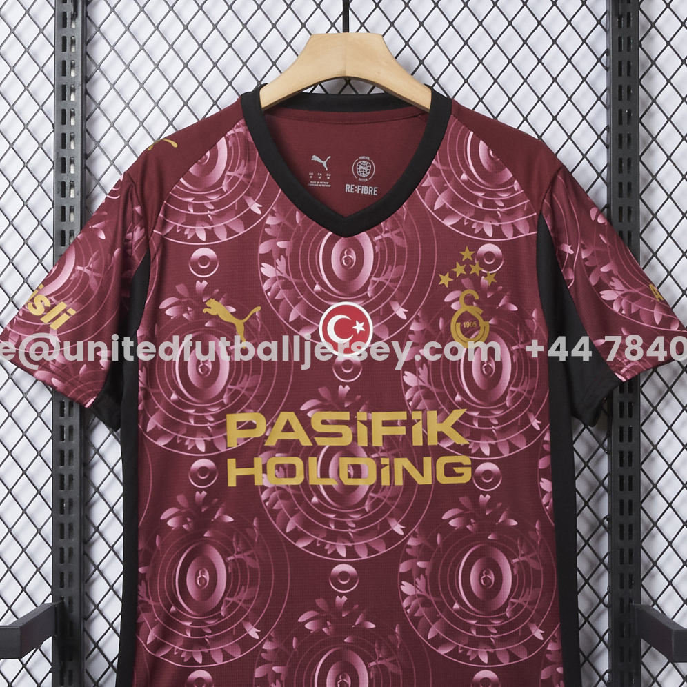 unitedfutballjersey-Galatasaray 25-26 Third Jersey with Five Stars - Fans Version