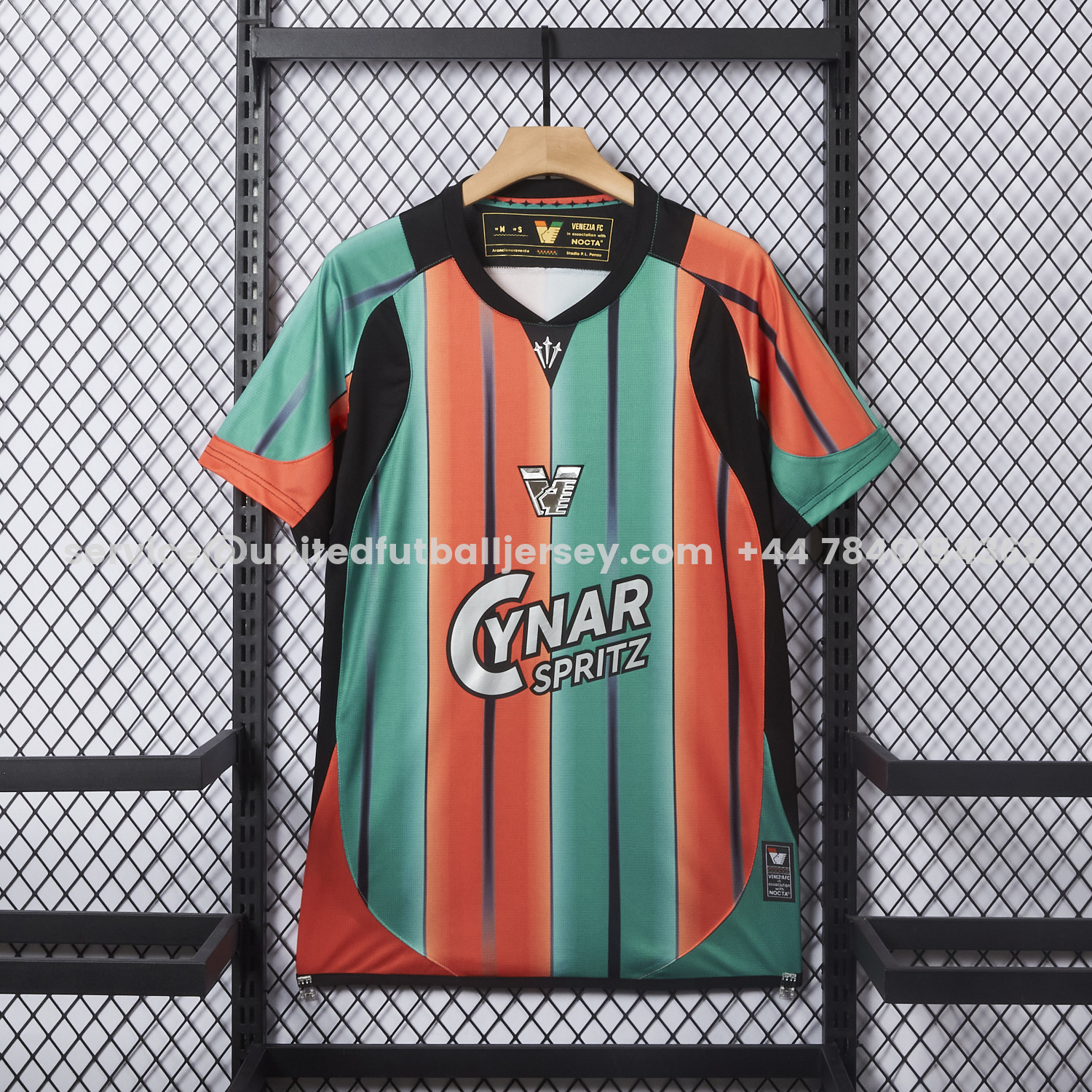 unitedfutballjersey-Venezia FC 25-26 Orange And Green Special Jersey - Fans Version