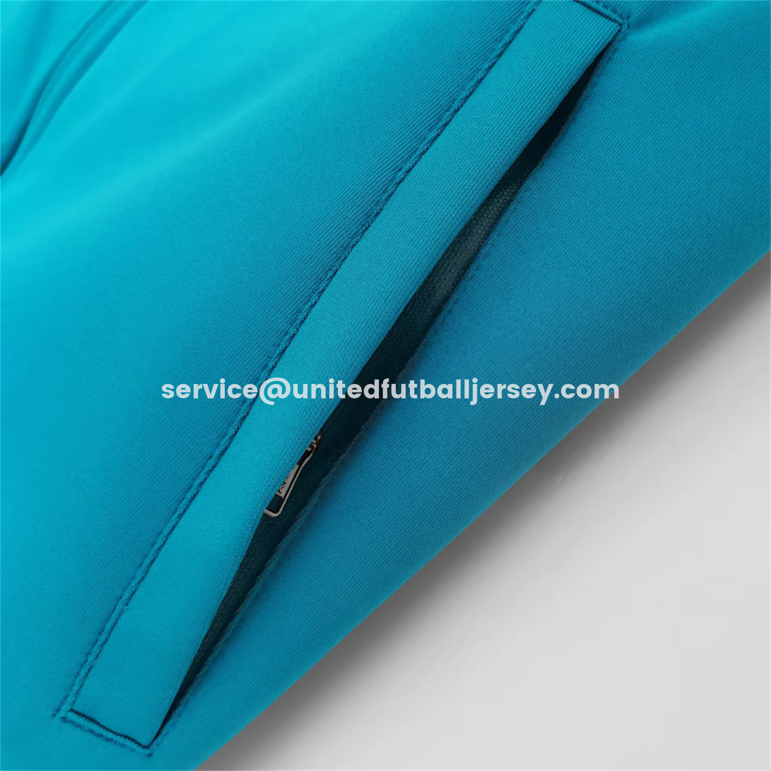 unitedfutballjersey-Retro Brazil 2022 Lake Blue Windbreaker