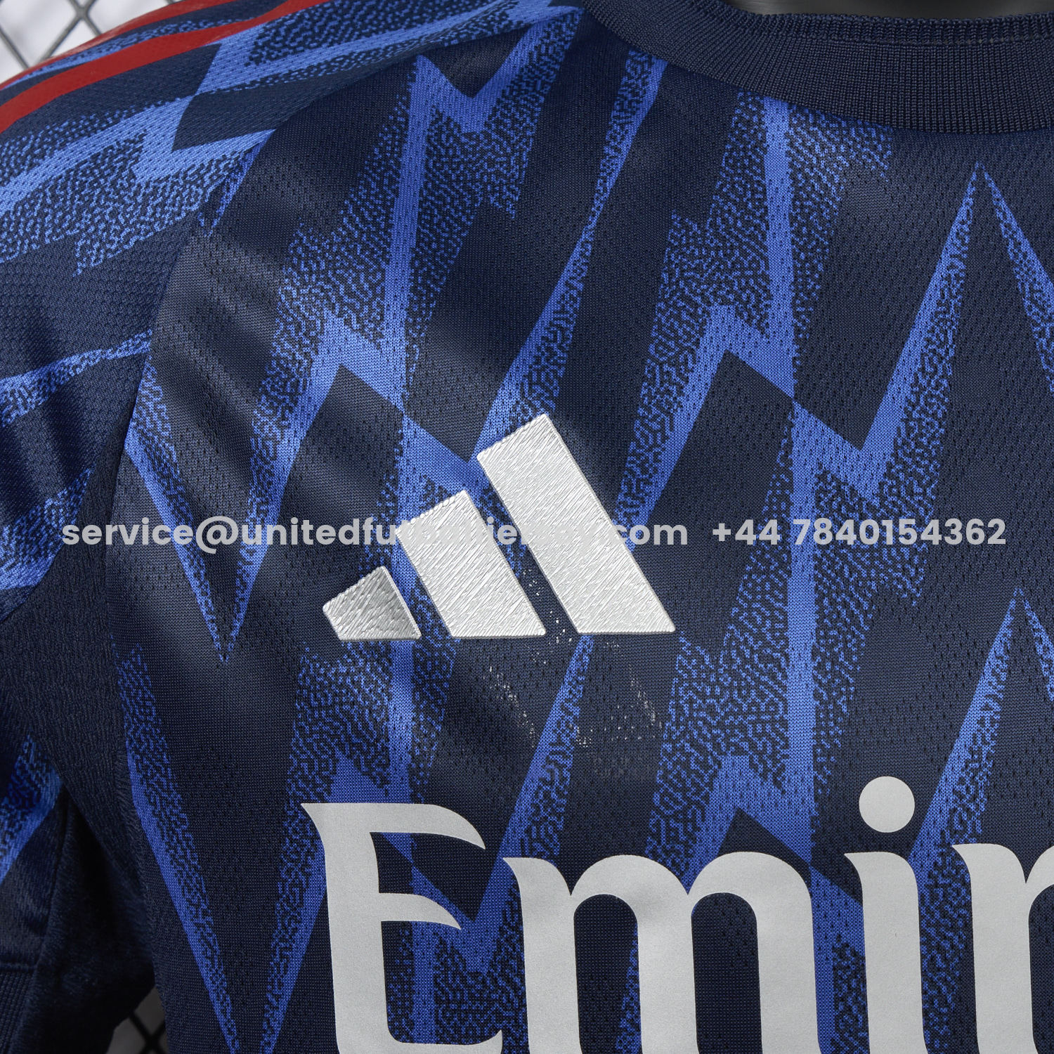 unitedfutballjersey-Arsenal 25-26 Away Blue Jersey - Player Version