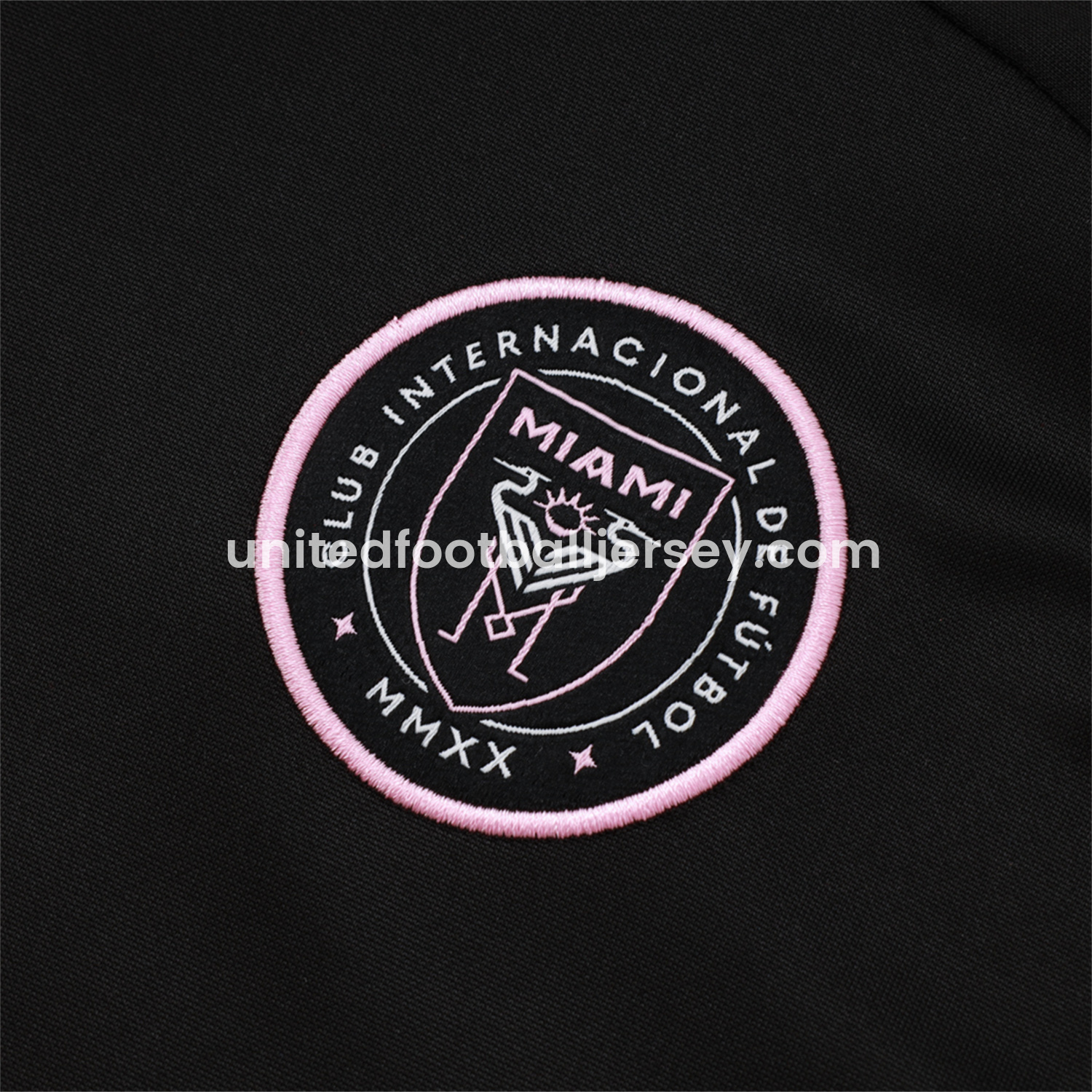 unitedfutballjersey-INT M.A.M 25-26 Long Sleeves Training Set - Black Top & Black Pants