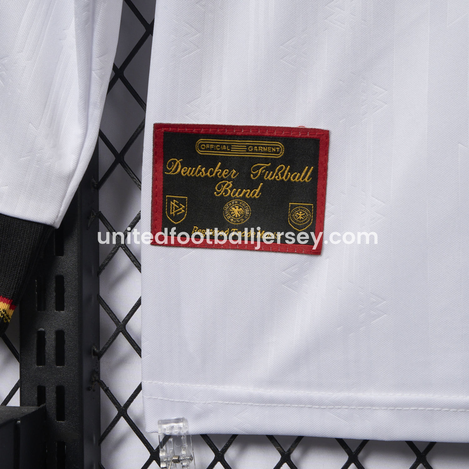 unitedfutballjersey-Retro Germany 1996 Home Long Sleeves Jersey