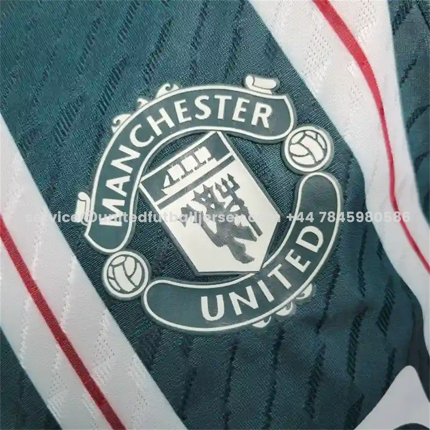 unitedfutballjersey-Retro Manchester United 2023-24 Away Green Jersey - Player Version