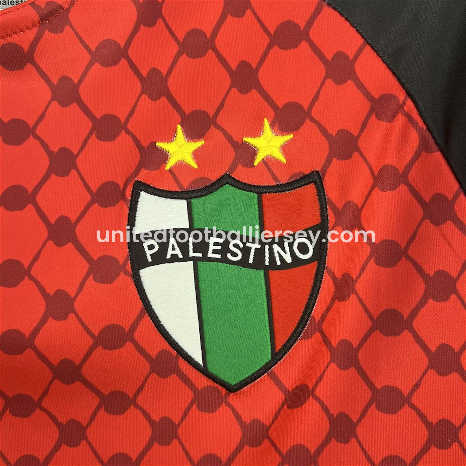 unitedfutballjersey-Club Deportivo Palestino 25-26 Red Goalkeeper Jersey - Fans Version