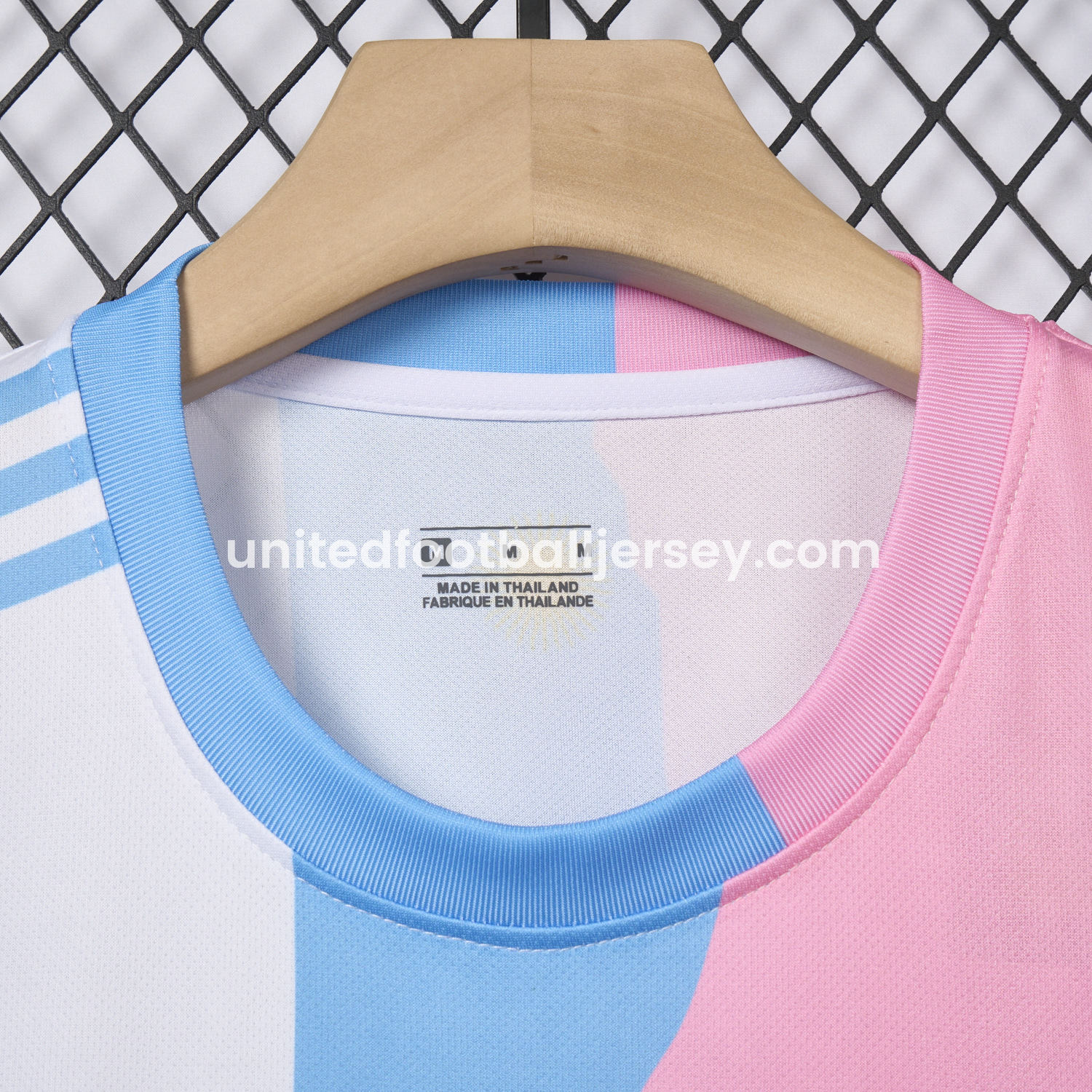 unitedfutballjersey-Messi Career Commemorative Jersey - Fans Version - Argentina INT M.A.M Barcelona - with 10 Special Font