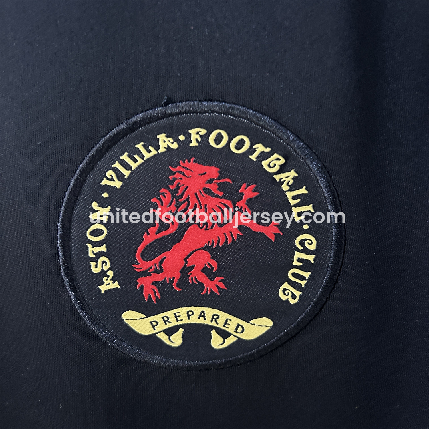 unitedfutballjersey-Aston Villa 24-25 Black 150th Anniversary Jersey - Fans Version