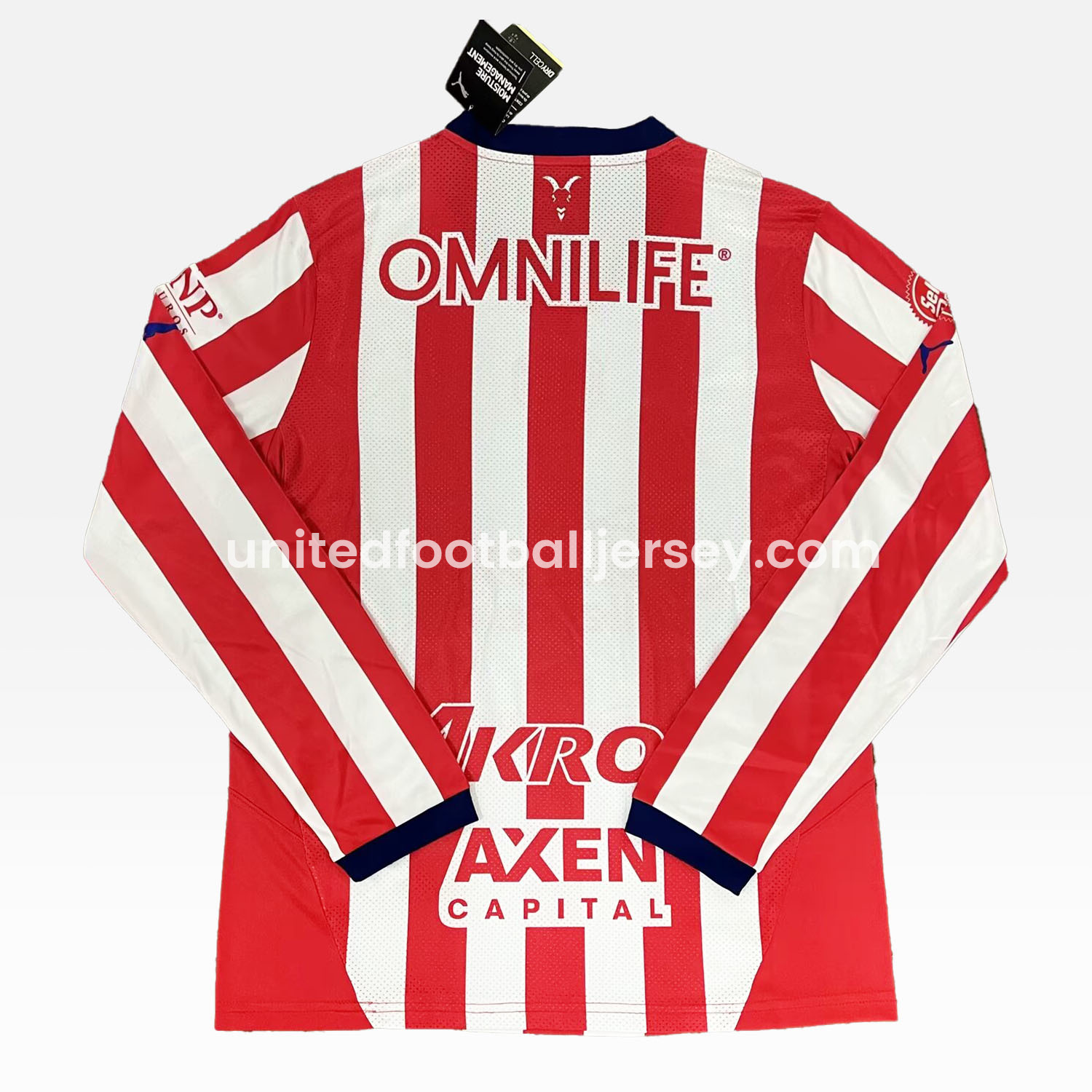 unitedfutballjersey-Chivas de Guadalajara 24-25 Home Long Sleeve Jersey - Fans Version