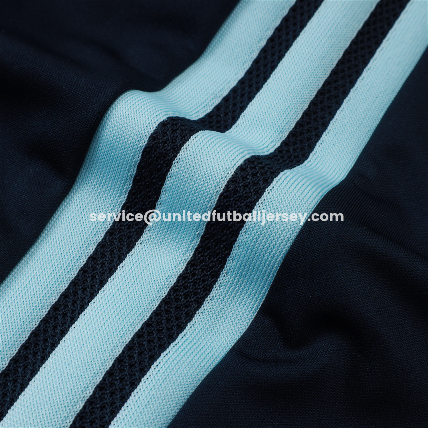 unitedfutballjersey-Argentina 25-26 Windbreaker Training Set - Light Blue Top and Black Pants