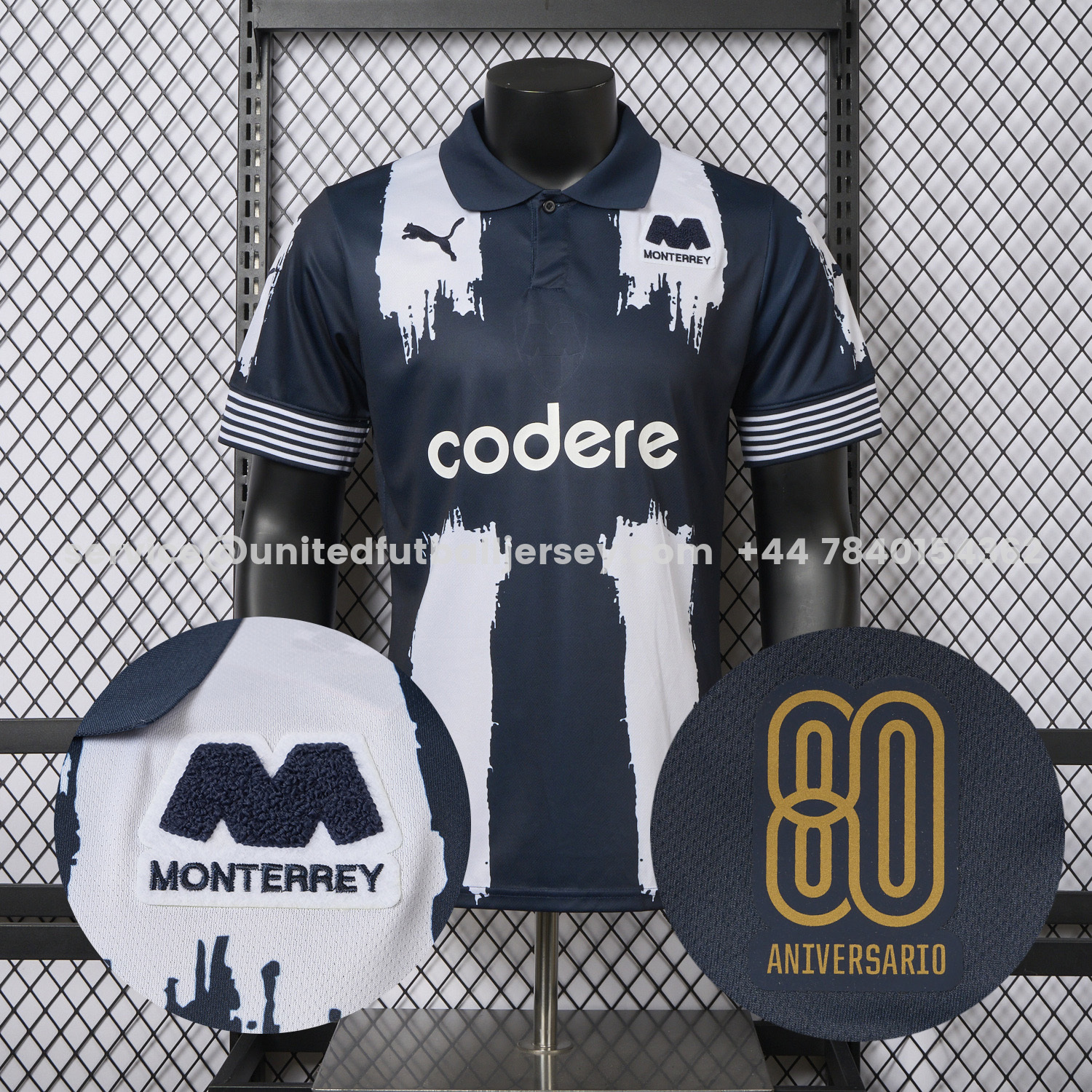 unitedfutballjersey-Rayados Monterrey 25-26 80th Anniversary Special Edition Jersey