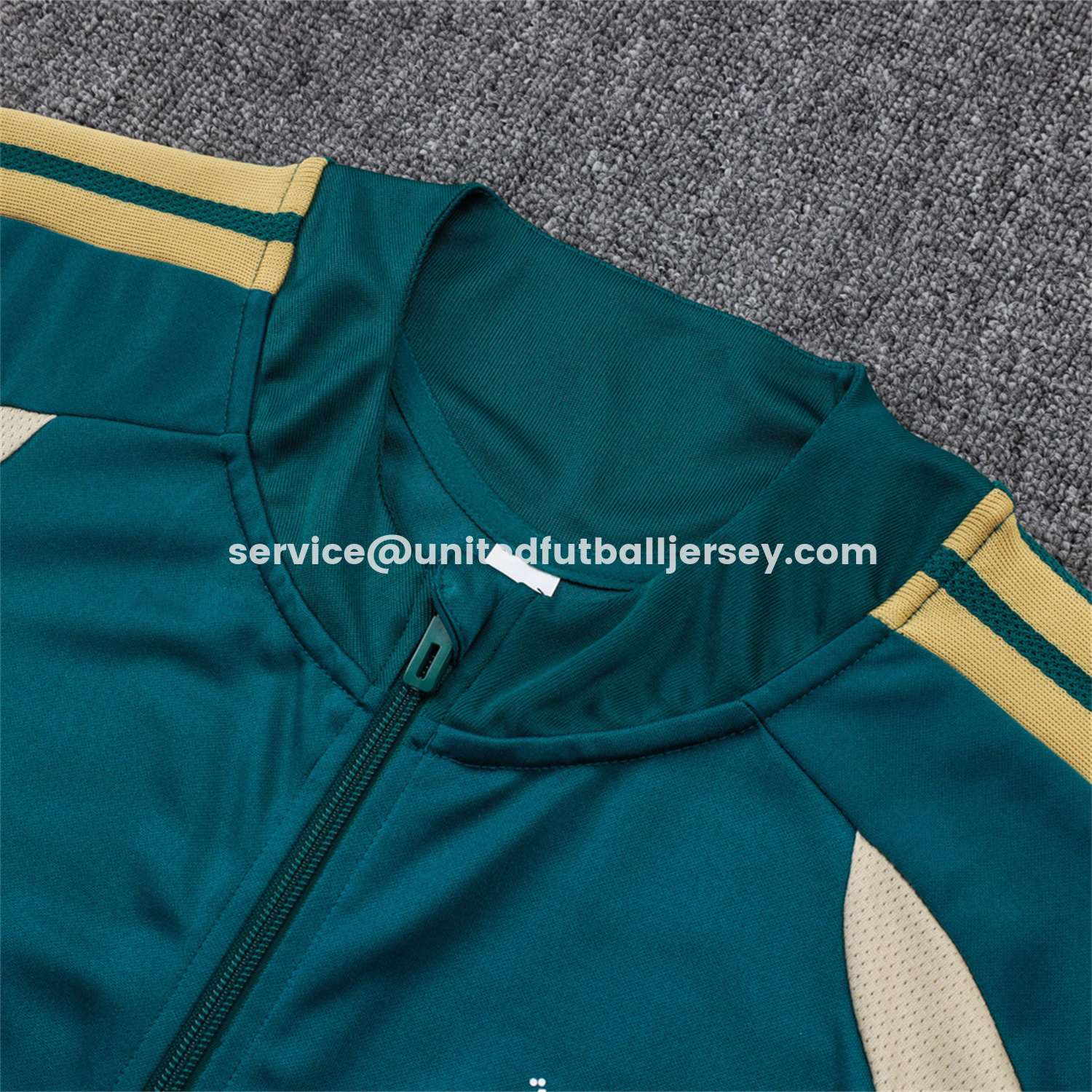 unitedfutballjersey-Saudi Arabia 2026 Jacket Training Tracksuit - Dark Green With Purple Jackets & Green Pants