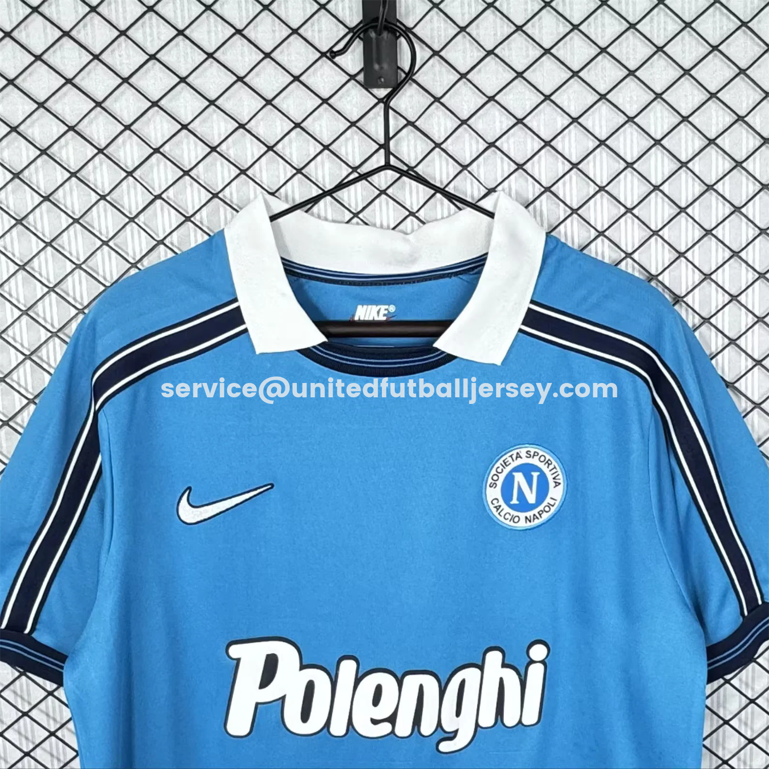 unitedfutballjersey-Retro Napoli 1998-99 Home Blue Jersey