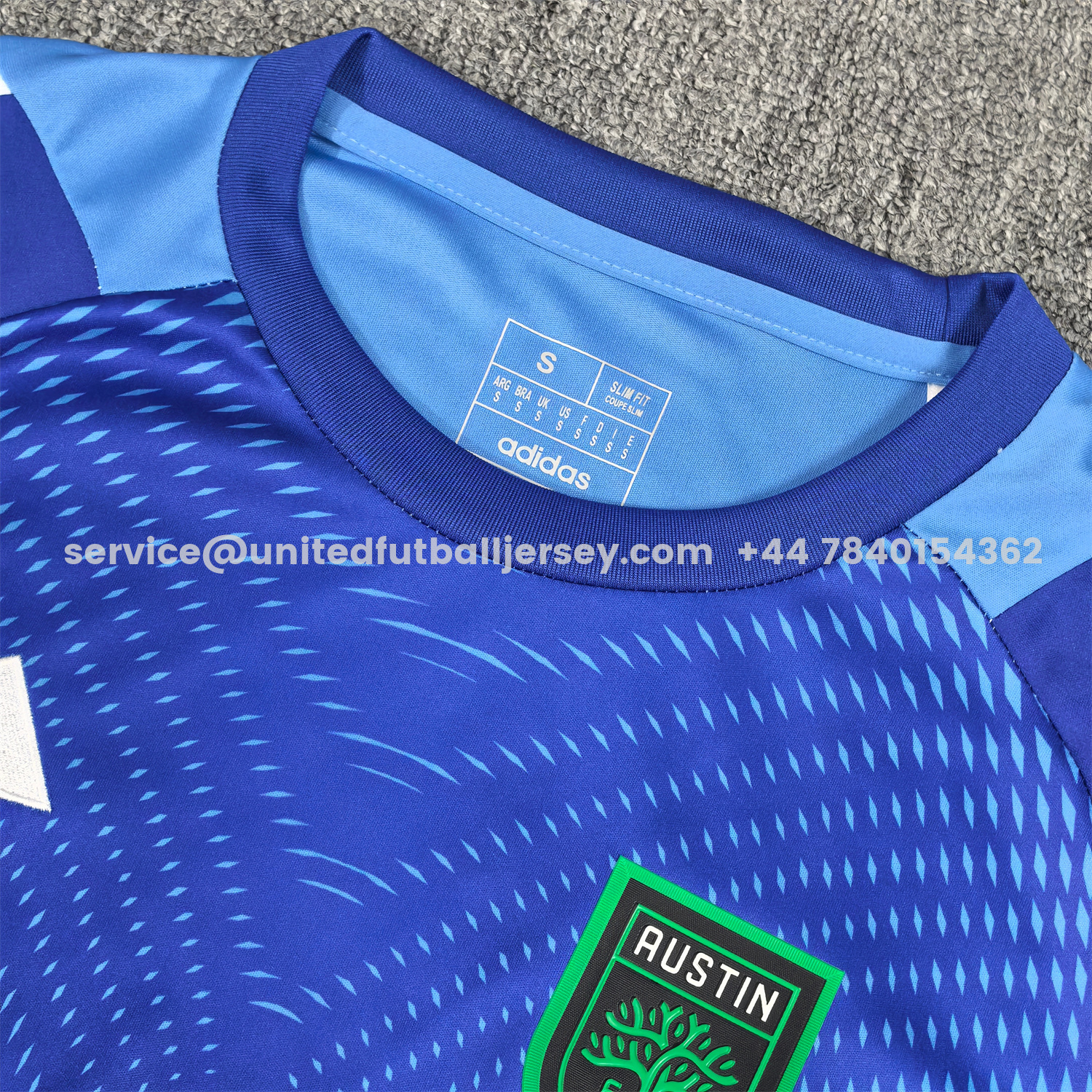unitedfutballjersey-Austin 25-26 Blue Goalkeeper Jersey - Fans Version