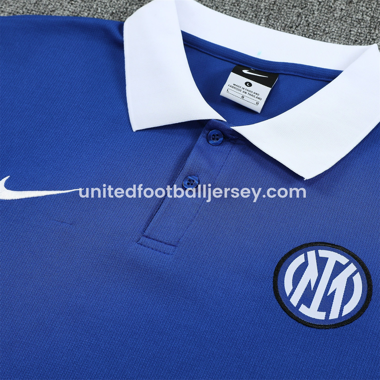 unitedfutballjersey-Inter Milan 25-26 POLO Short-Sleeve Training Set - Blue Top and Pants
