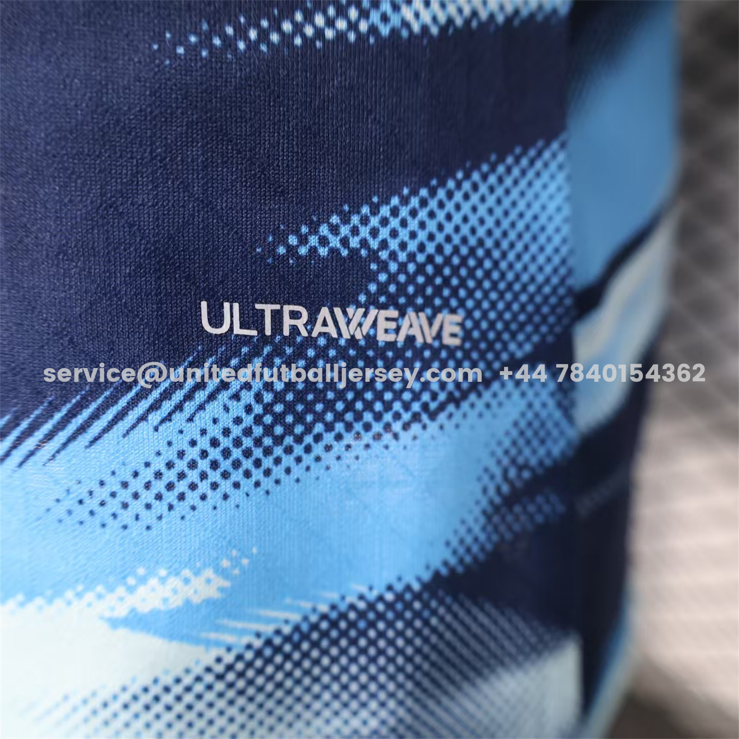 unitedfutballjersey-Marseille 25-26 Blue Gradient Training Jersey - Player Version