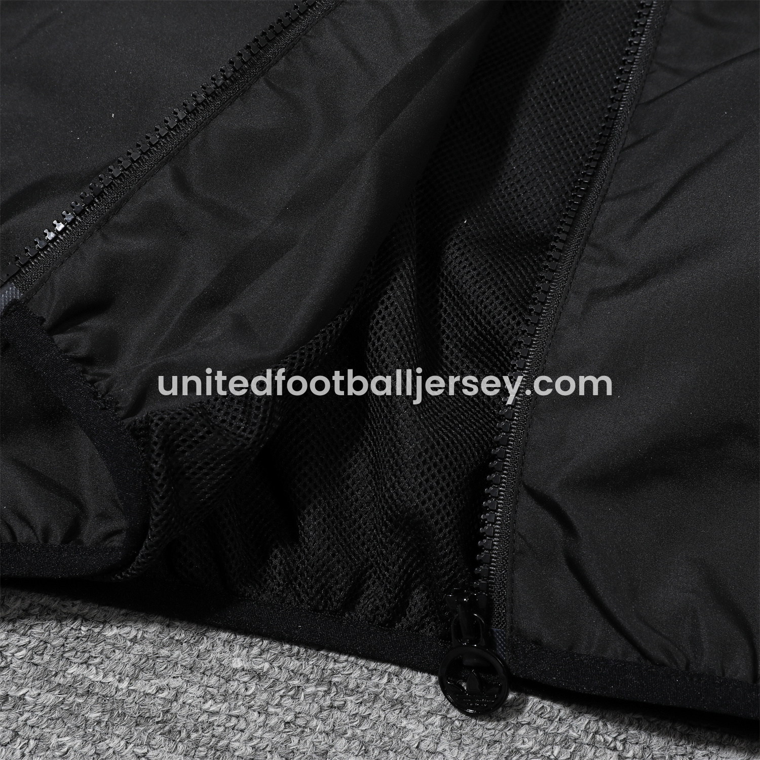unitedfutballjersey-Juventus 25-26 Terrace Icon Windbreaker Jacket - Black