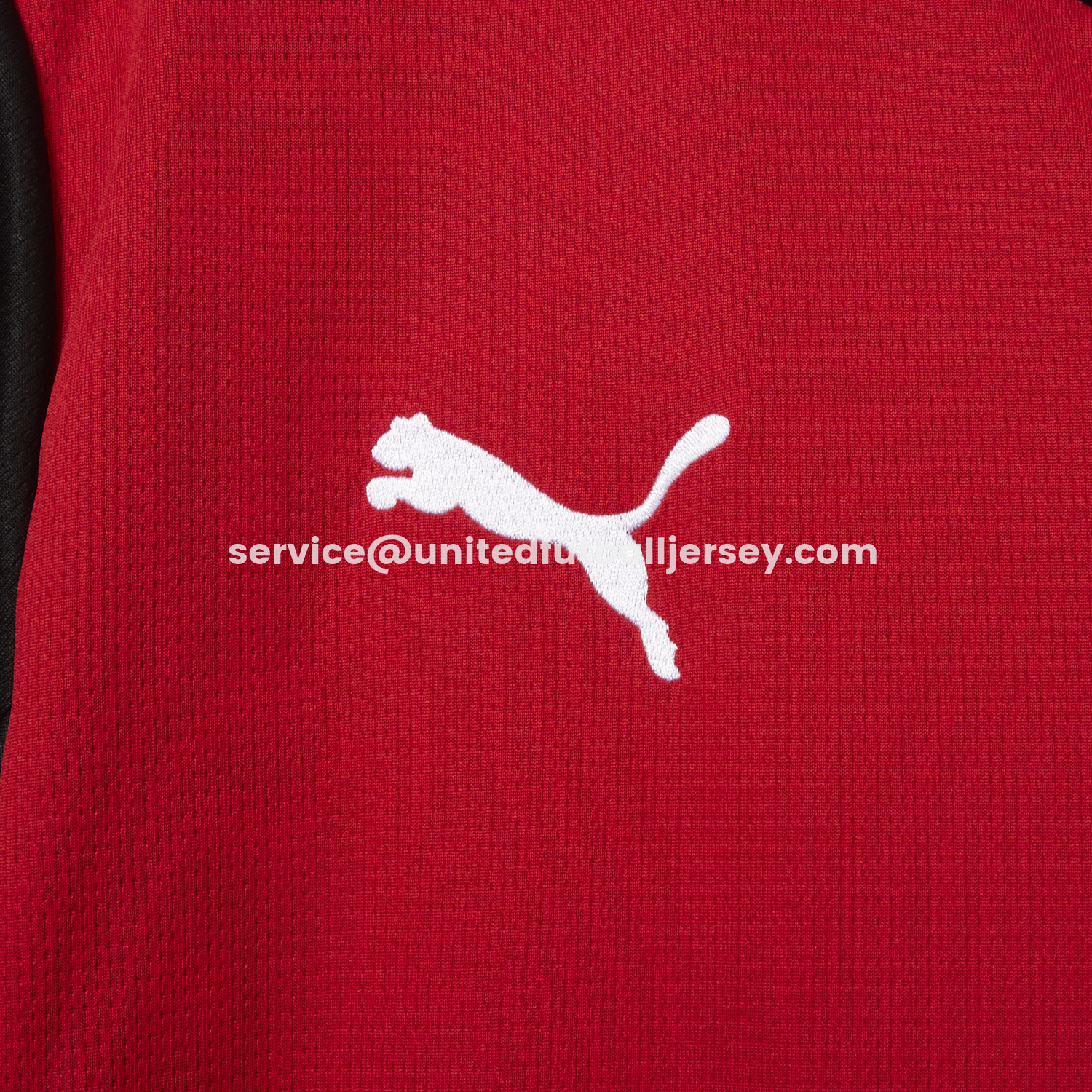 unitedfutballjersey-Austria 2026 Home Red Jersey - Fans Version