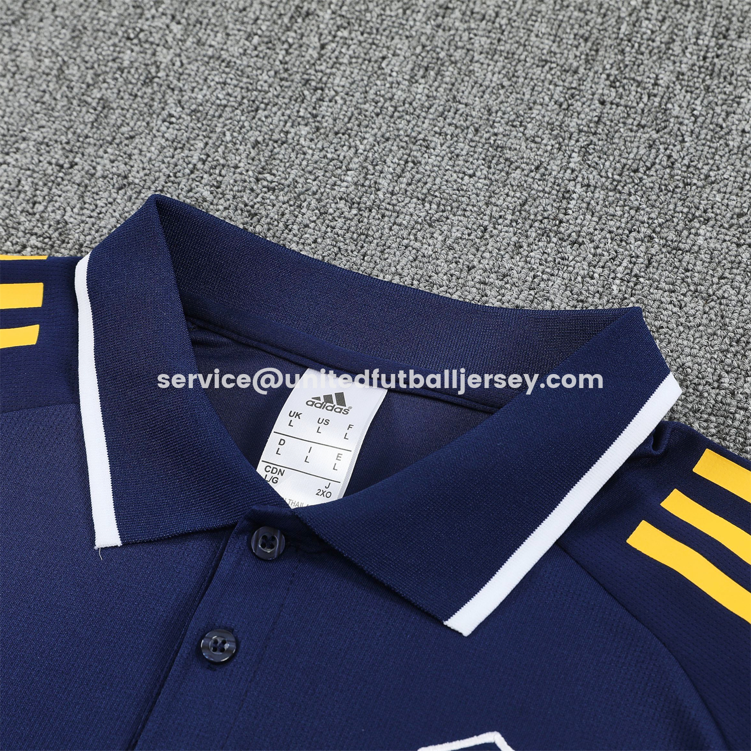 unitedfutballjersey-Boca Juniors 25-26 POLO Short-Sleeve Training Set - Dark Blue Top & Shorts