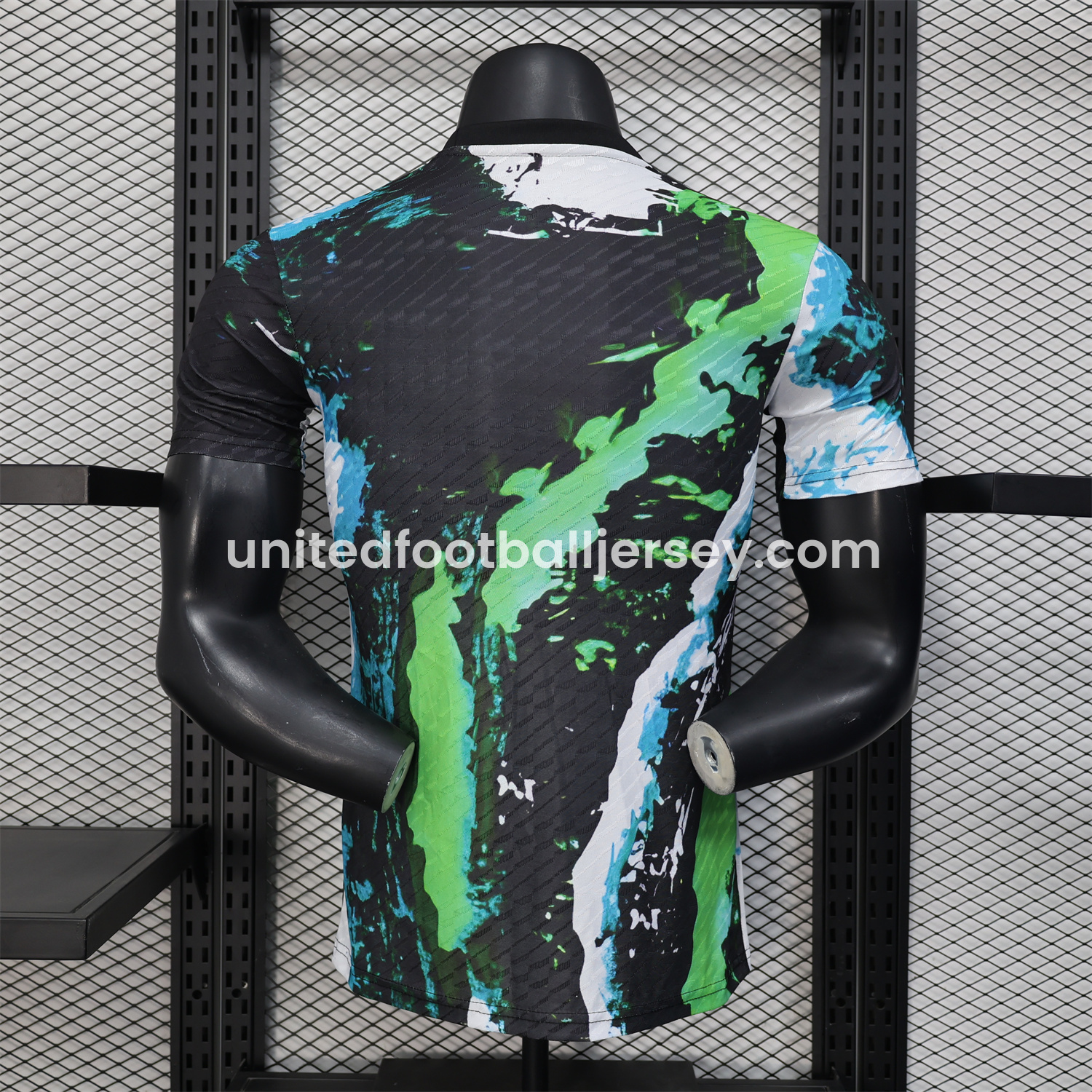 unitedfutballjersey-Real Madrid 25-26 Green & Black Special Edition Jersey - Player Version