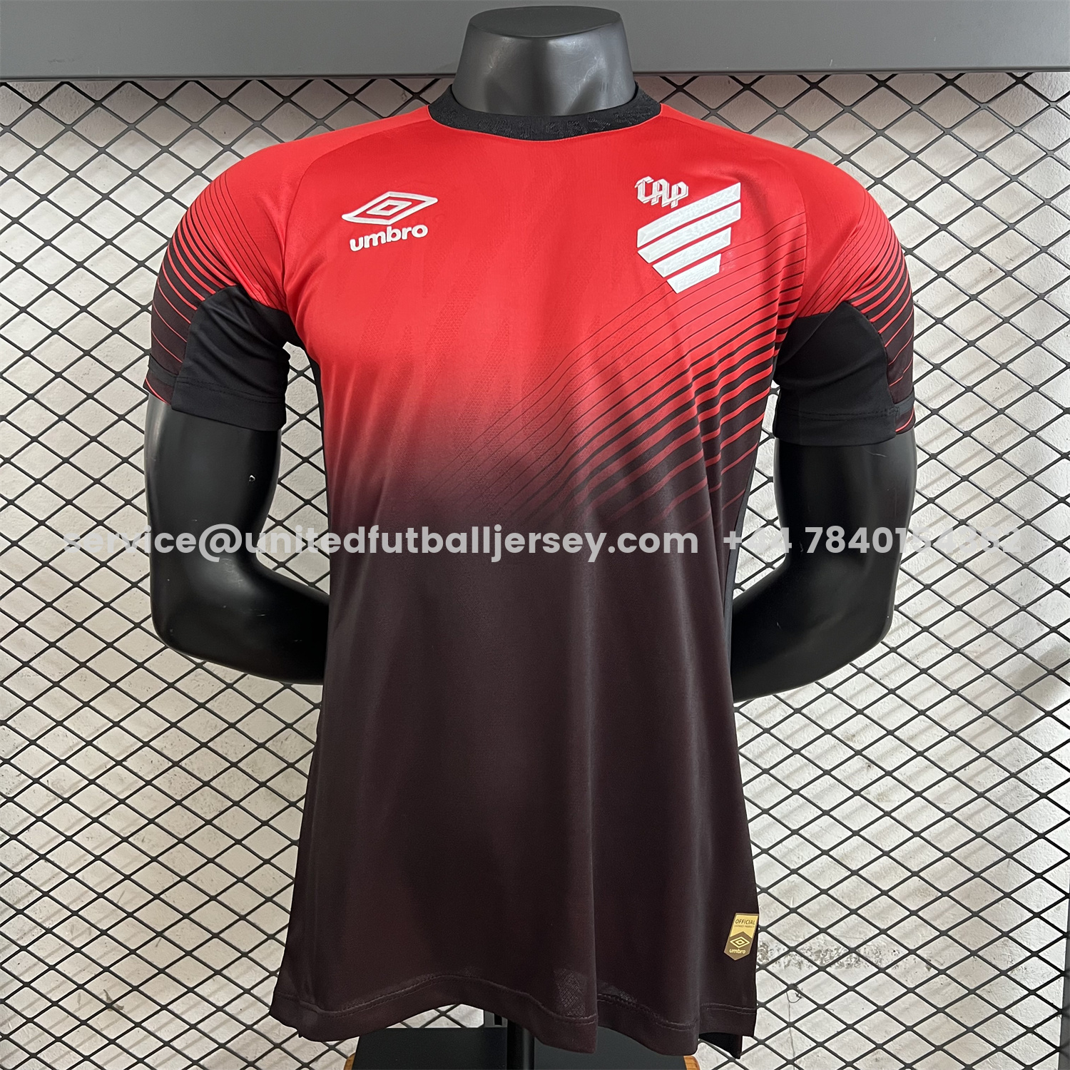 unitedfutballjersey-Athletico Paranaense 25-26 Home Jersey - Player Version
