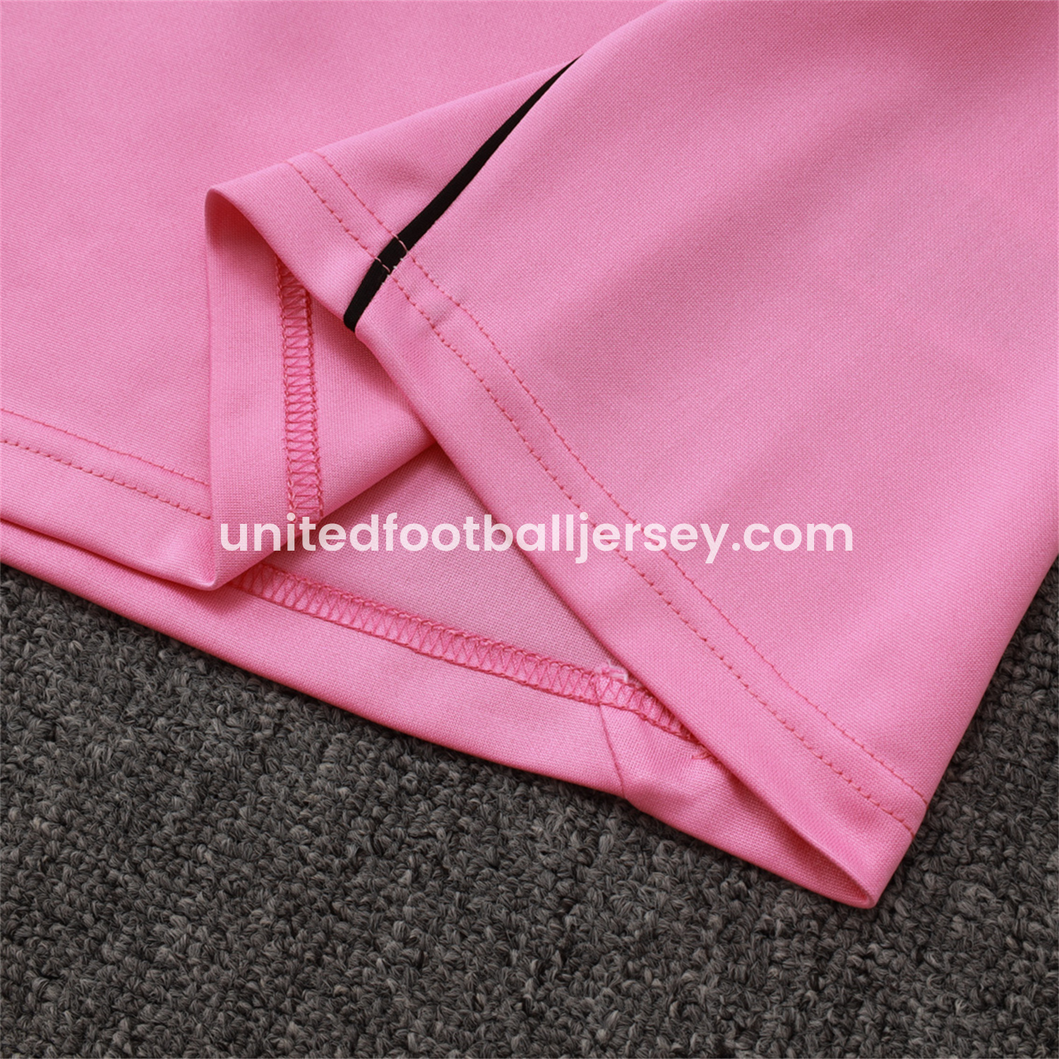 unitedfutballjersey-INT M.A.M 25-26 Long Sleeves Training Set - Pink Top & Black Pants