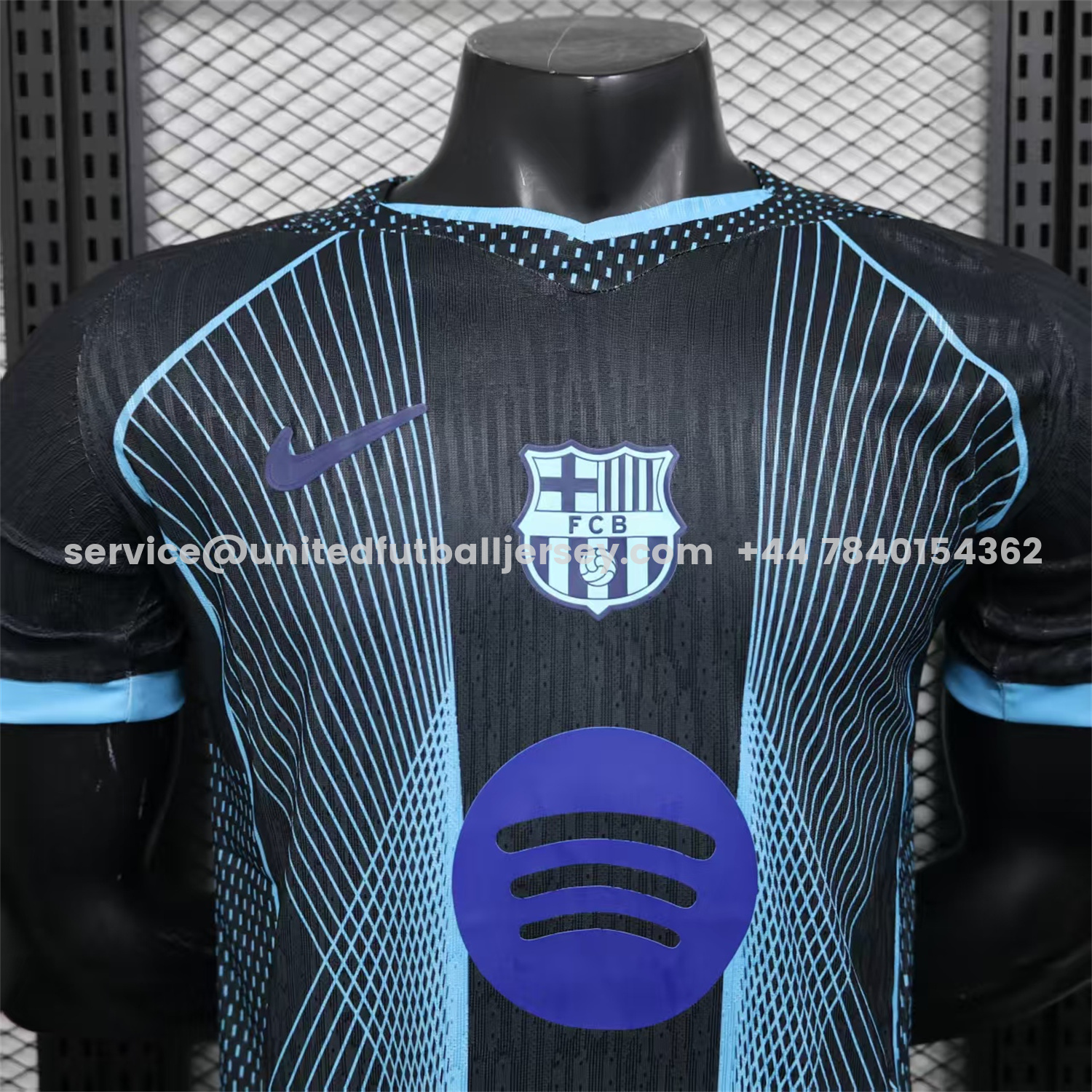 unitedfutballjersey-Barcelona 25-26 T90 Black Special Jersey - Player Version