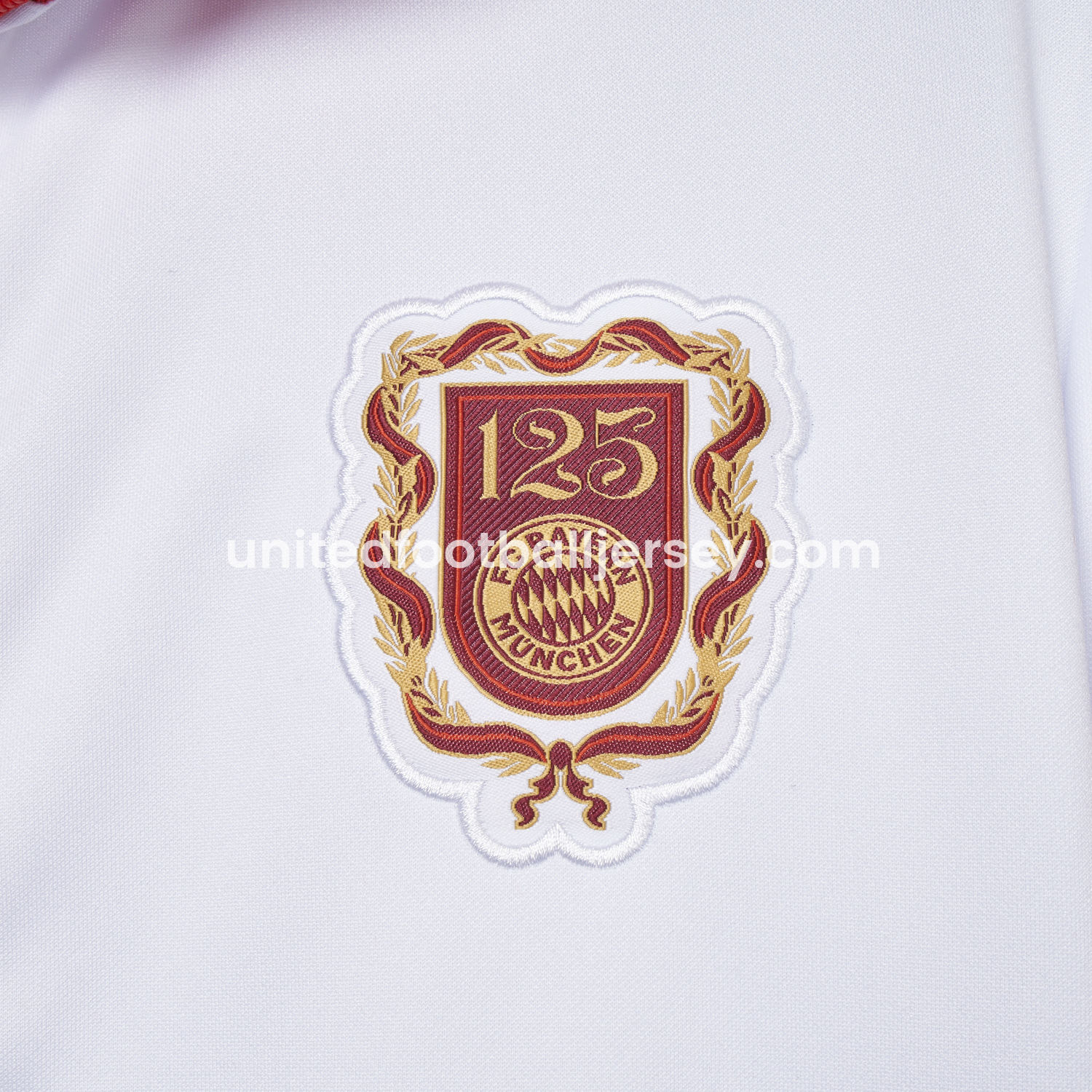 Bayern Munich 2025 125th Anniversary Long Sleeve Training Set - White:football jersey mysite: unitedjerseyfootball 邓江浪:football