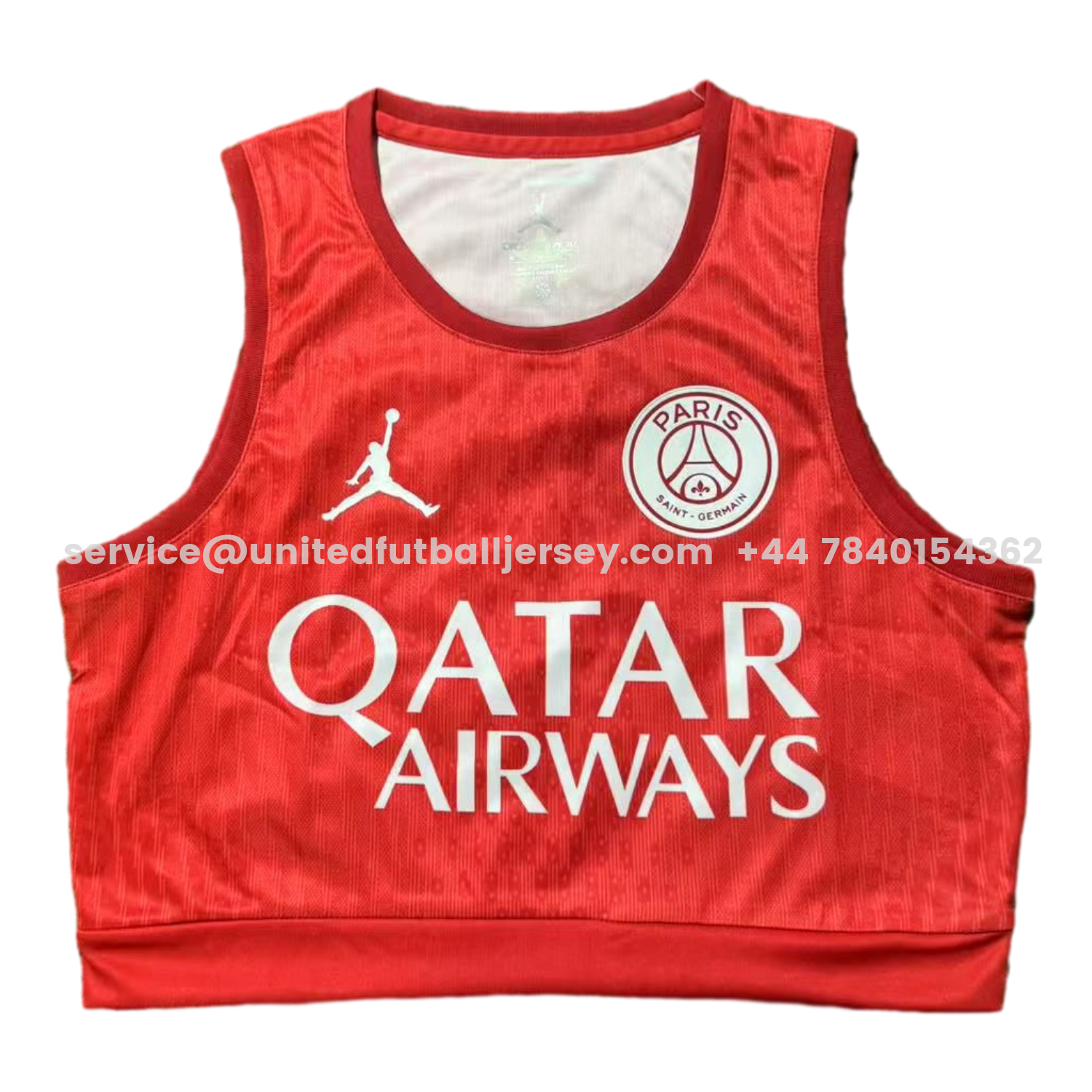 unitedfutballjersey-Women's Paris Saint-Germain PSG 25-26 Red Yoga Vest