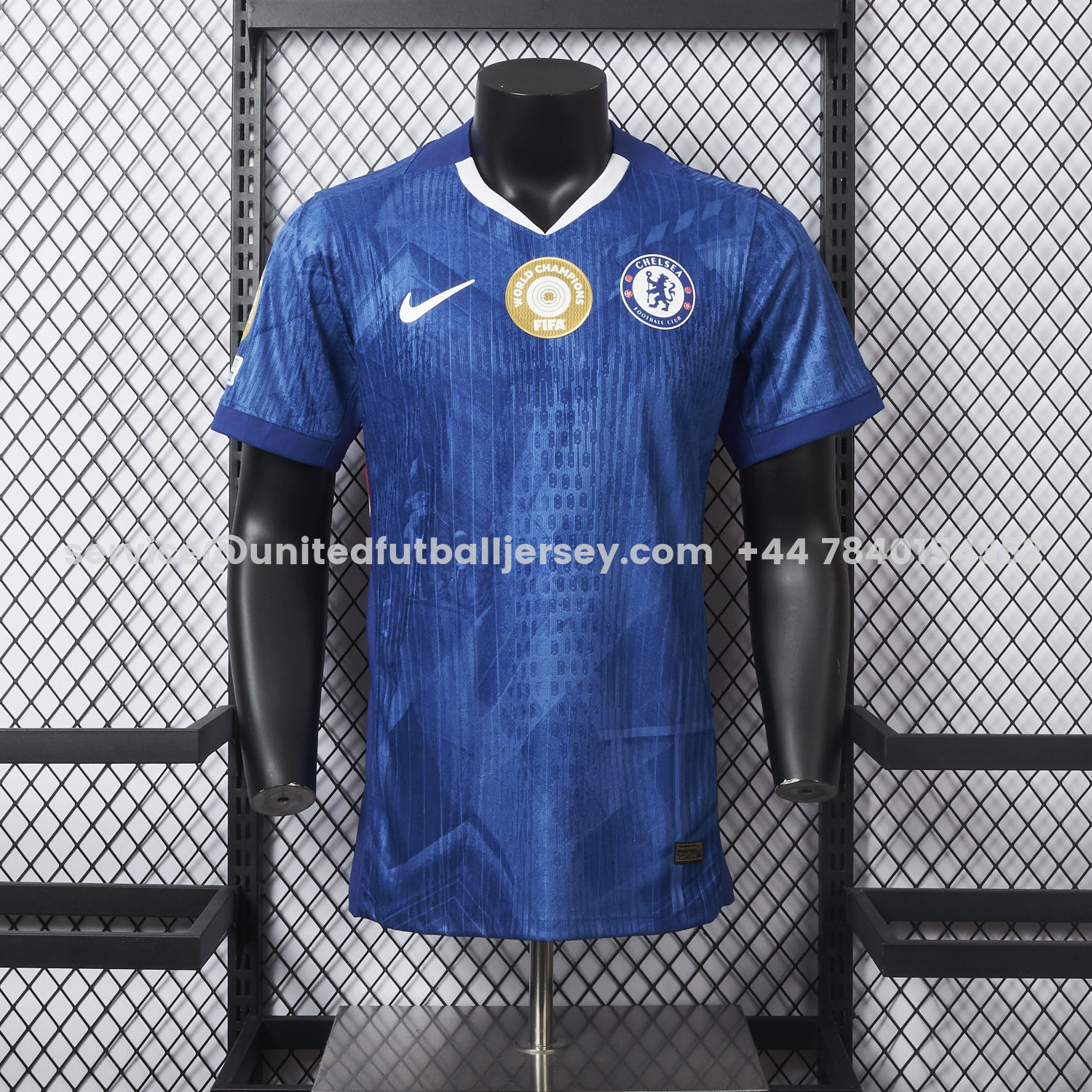 unitedfutballjersey-C.H.E.L.S.E.A 25-26 Home Unsponsored Club World Cup Winner Jersey - Player Version