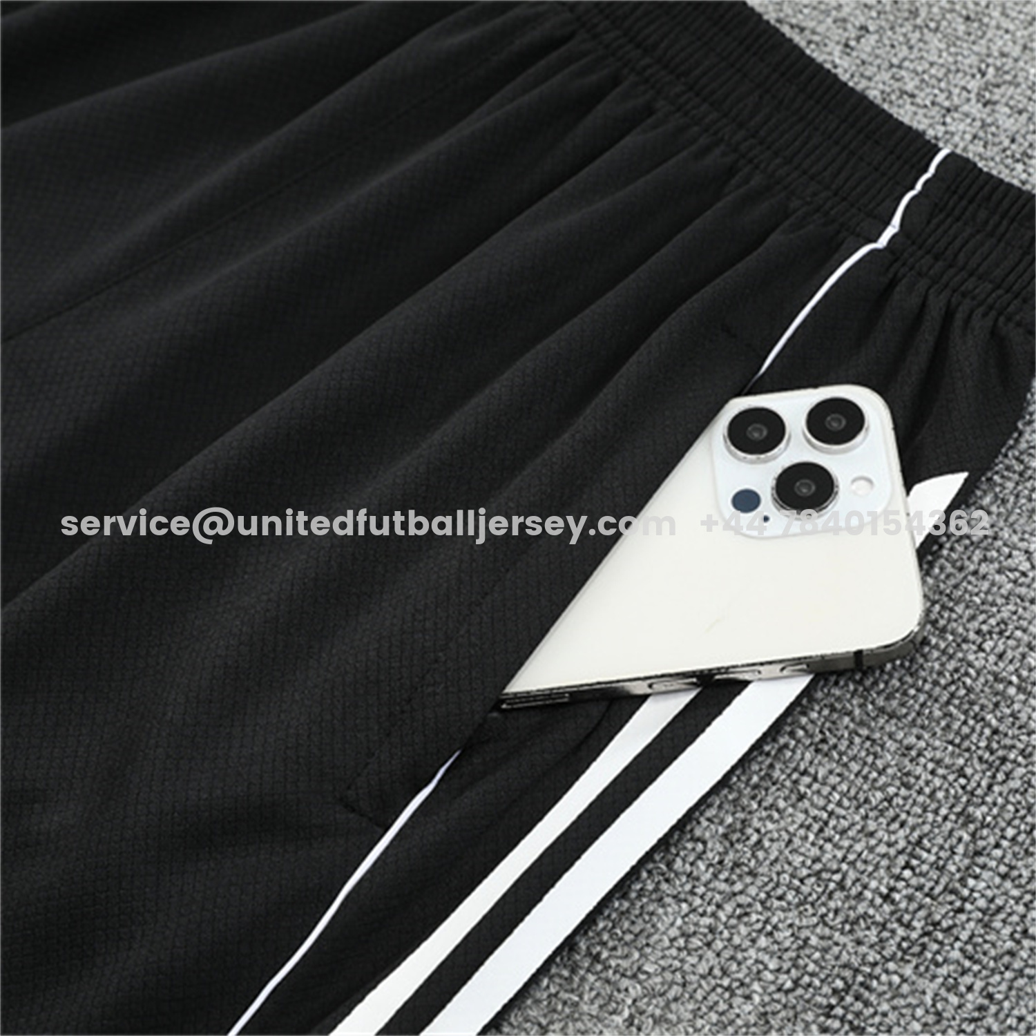 unitedfutballjersey-Germany 25-26 Kids Short-Sleeve Training Set - Black Short Sleeve & Black Shorts