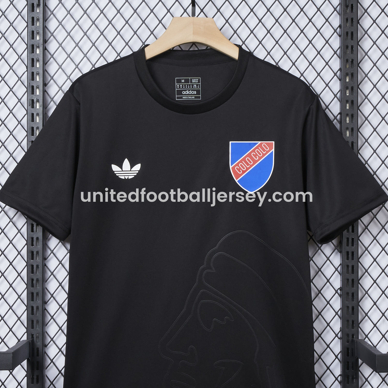 unitedfutballjersey-Colo Colo 25-26 100th Anniversary Pure Black Special Jersey - Fans Version