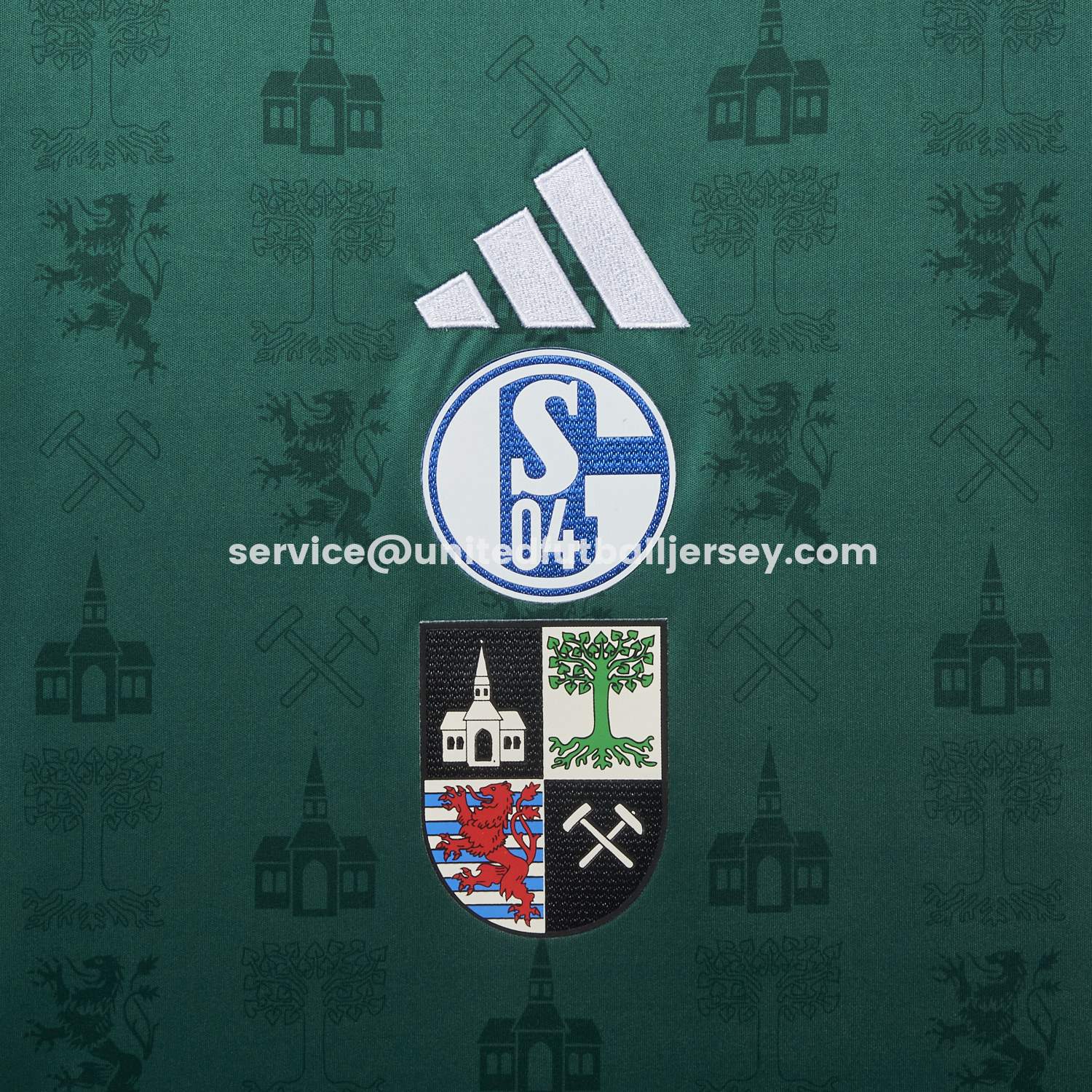 unitedfutballjersey-Schalke 04 25-26 150 Years of Gelsenkirchen Special Long Sleeves Jersey - Fans Version