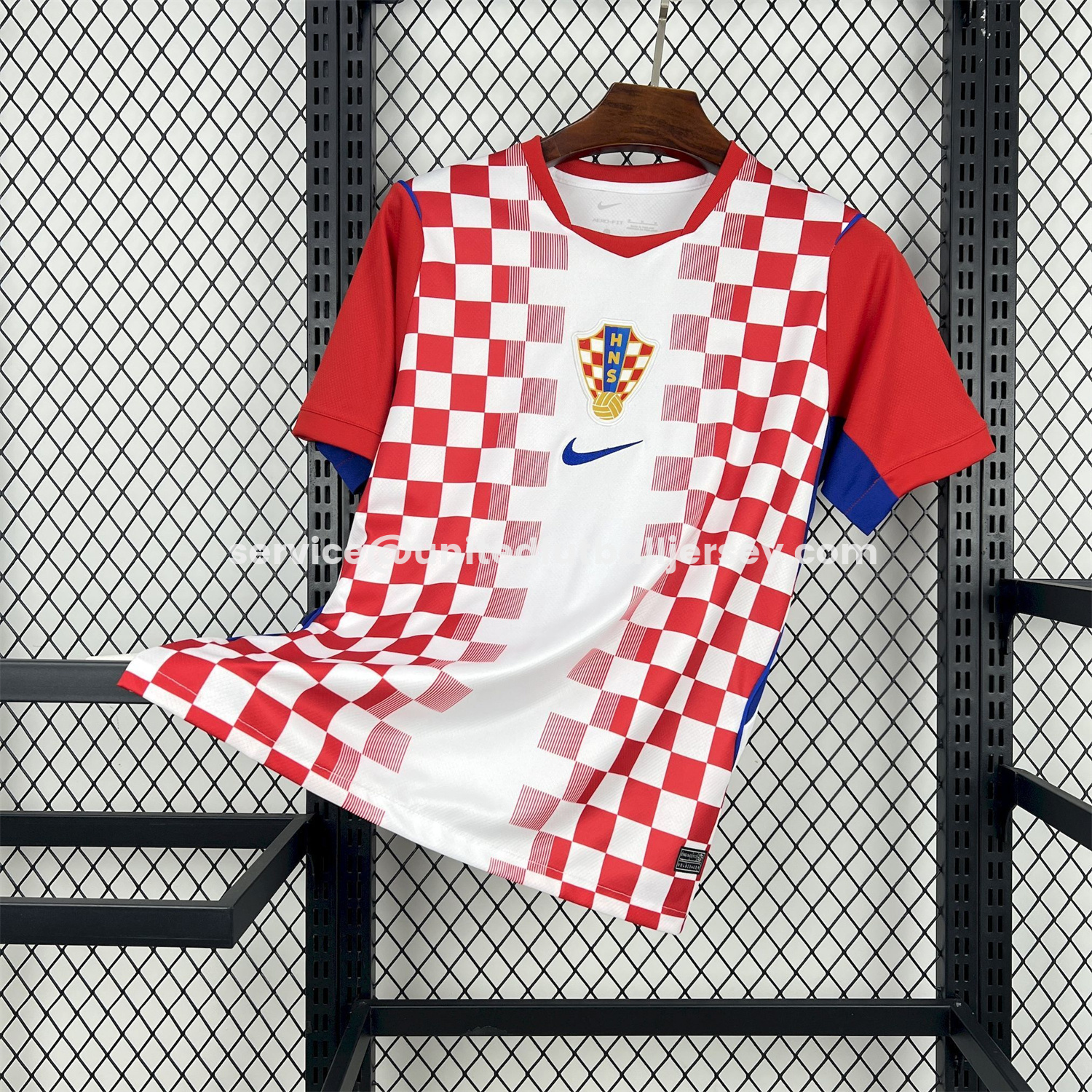 unitedfutballjersey-Croatia 2026 Home White And Red Jersey - Fans Version