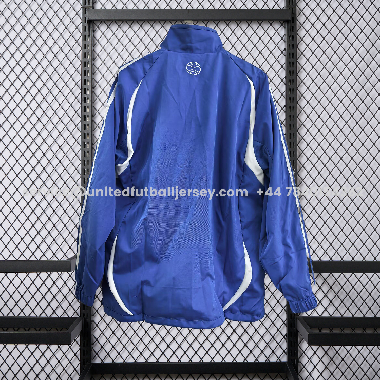 unitedfutballjersey-Retro Greece 2006 Vintage Style Windbreaker - White & Black