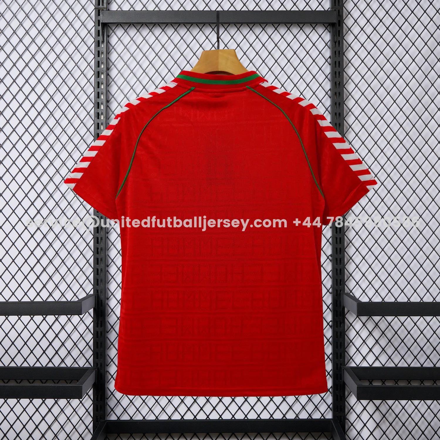 unitedfutballjersey-Retro Wimbledon 1988-89 Away Red Jersey