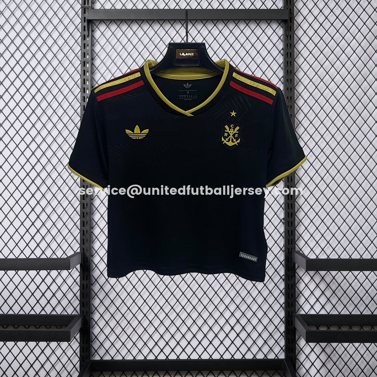 unitedfutballjersey-Women's Flamengo 25-26 Black Special Cropped Jersey