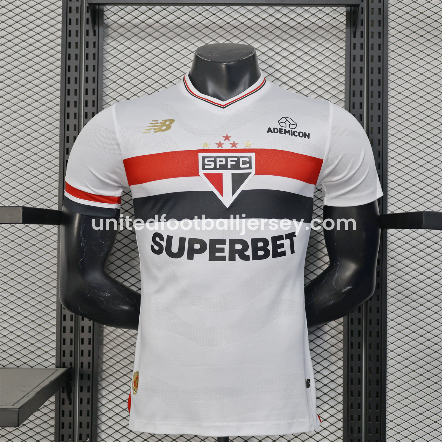 unitedfutballjersey-Sao Paulo 25-26 Home Jersey - Player Version