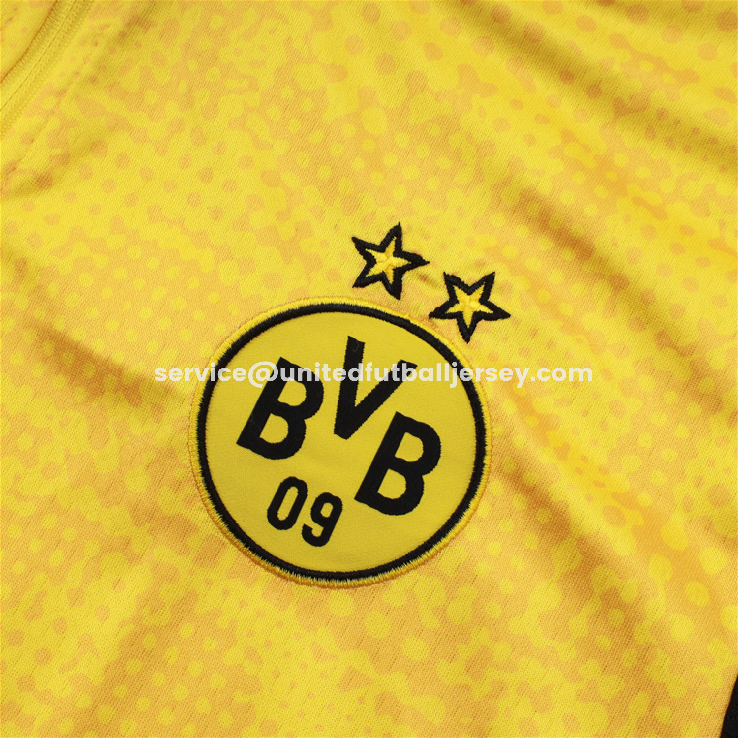 unitedfutballjersey-Dortmund 25-26 Jacket Training Tracksuit - Yellow top & Black Pants