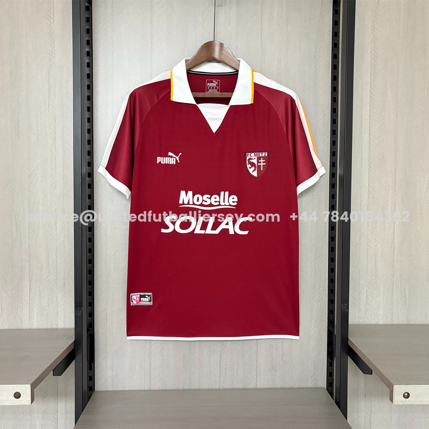 unitedfutballjersey-Retro Metz 2003-04 Home Jersey