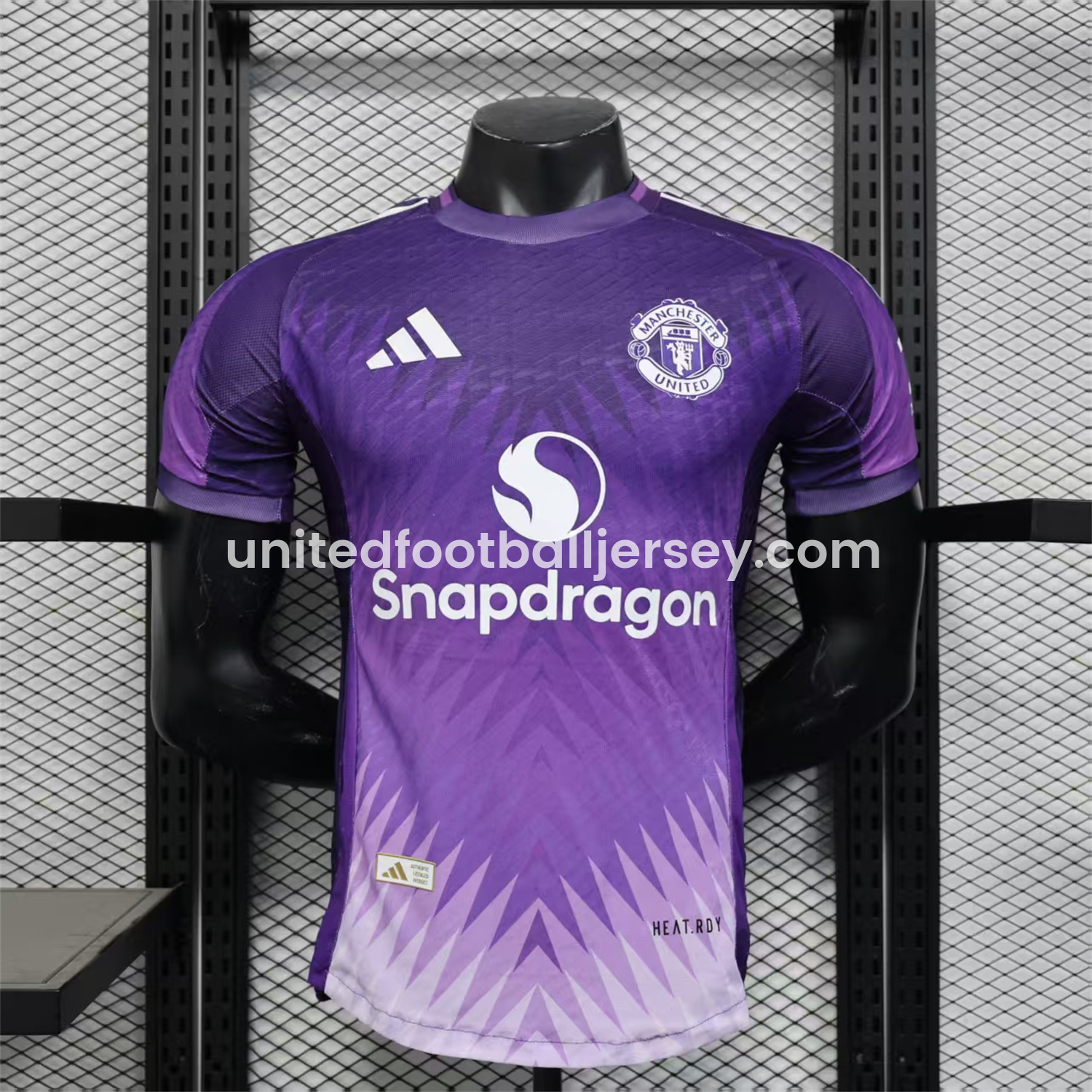 unitedfutballjersey-Manchester United 24-25 Purple Gradient Special Edition Jersey - Player Version