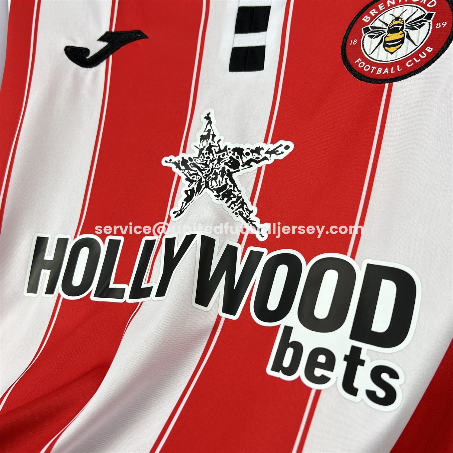unitedfutballjersey-Brentford 25-26 Home Jersey - Fans Version